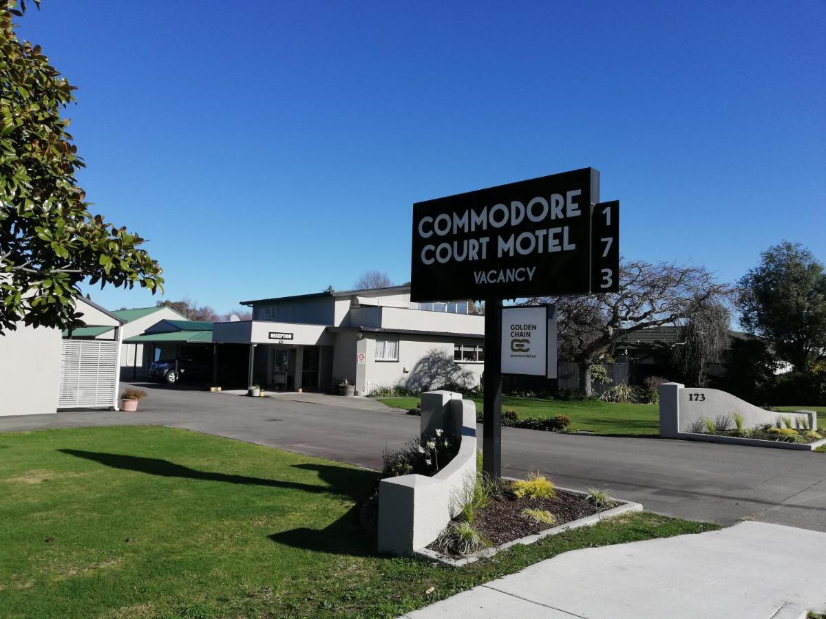 Commodore Court Motel Blenheim Bagian luar foto